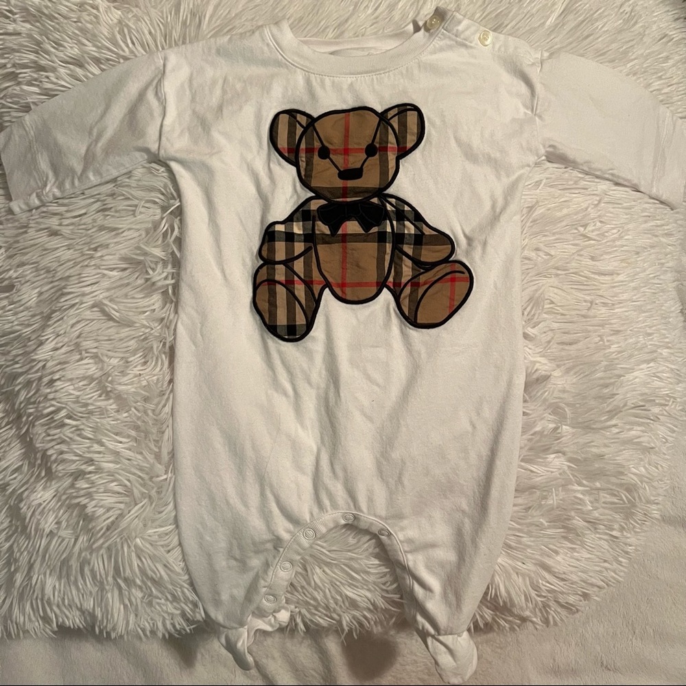 Burberry bear onesie